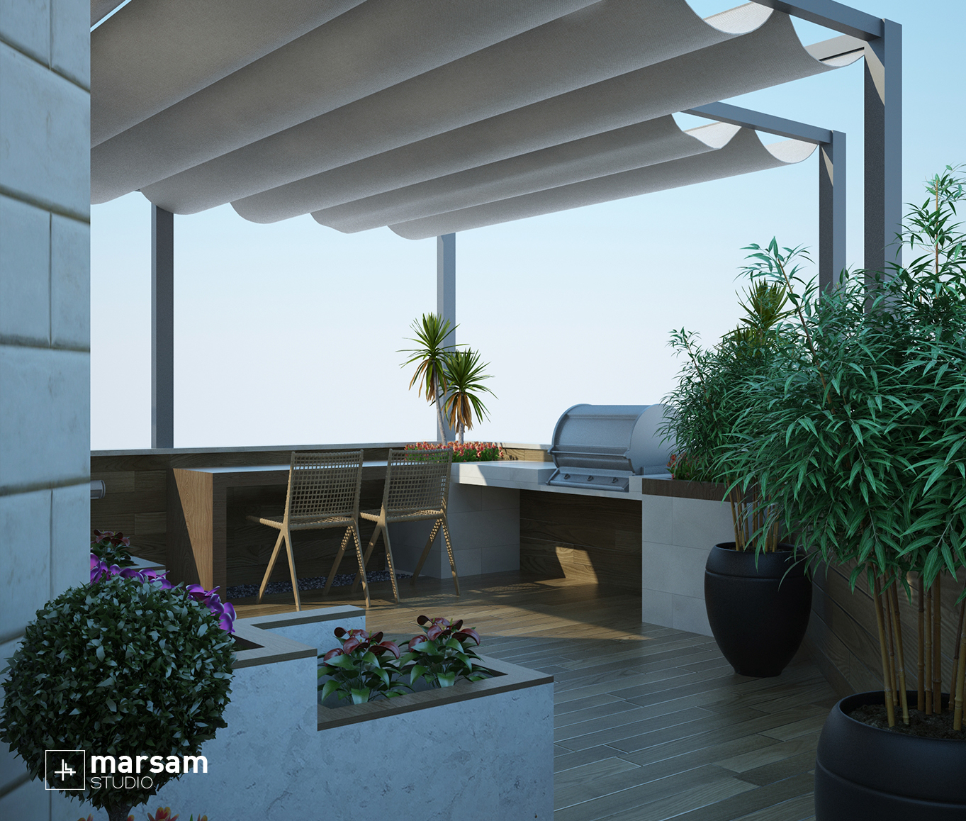 巴勒斯坦-- 加沙屋顶室内设计-16