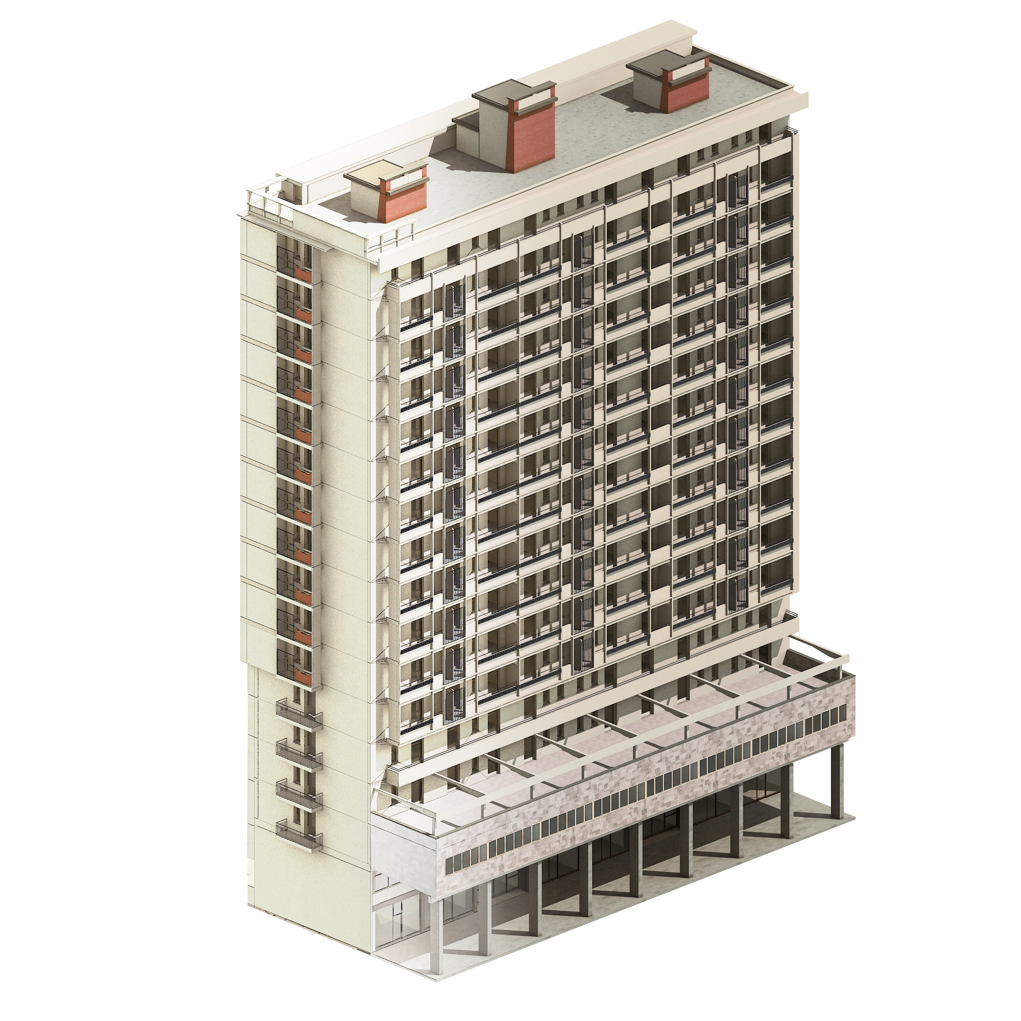 重塑城市地标 | 皮内罗洛“空中楼阁”改造-30