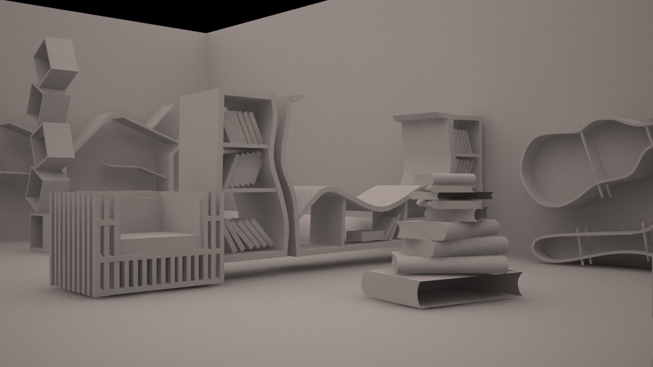 3d library Design-7