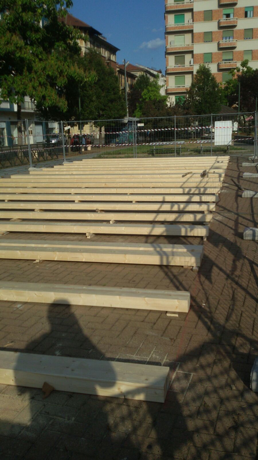 意大利都灵智能城市 Connego 公共广场木结构建筑-2