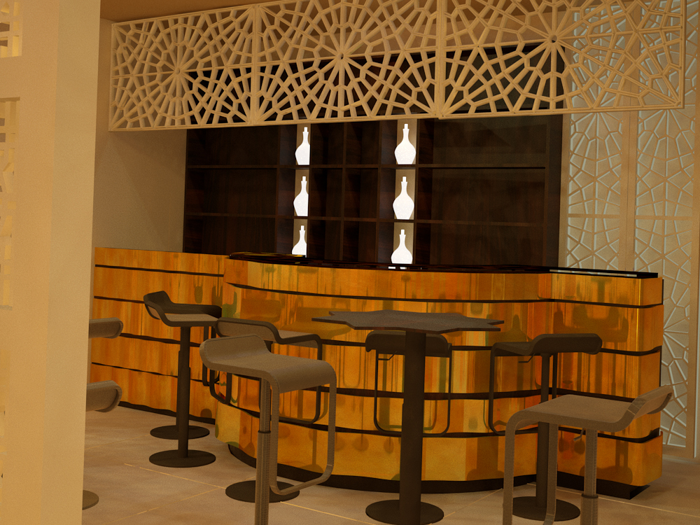 阿拉伯风情的现代演绎——"Arabesque"阿拉伯餐厅设计-18