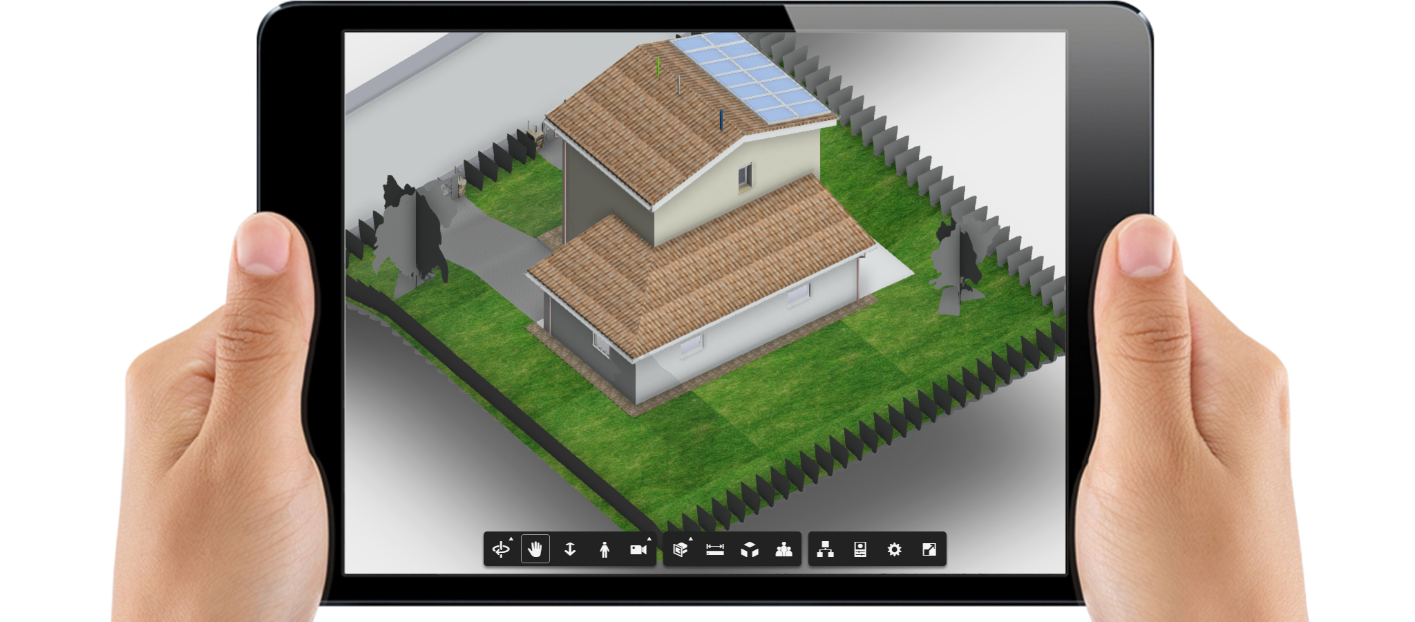 干式施工的钢结构单户住宅-6