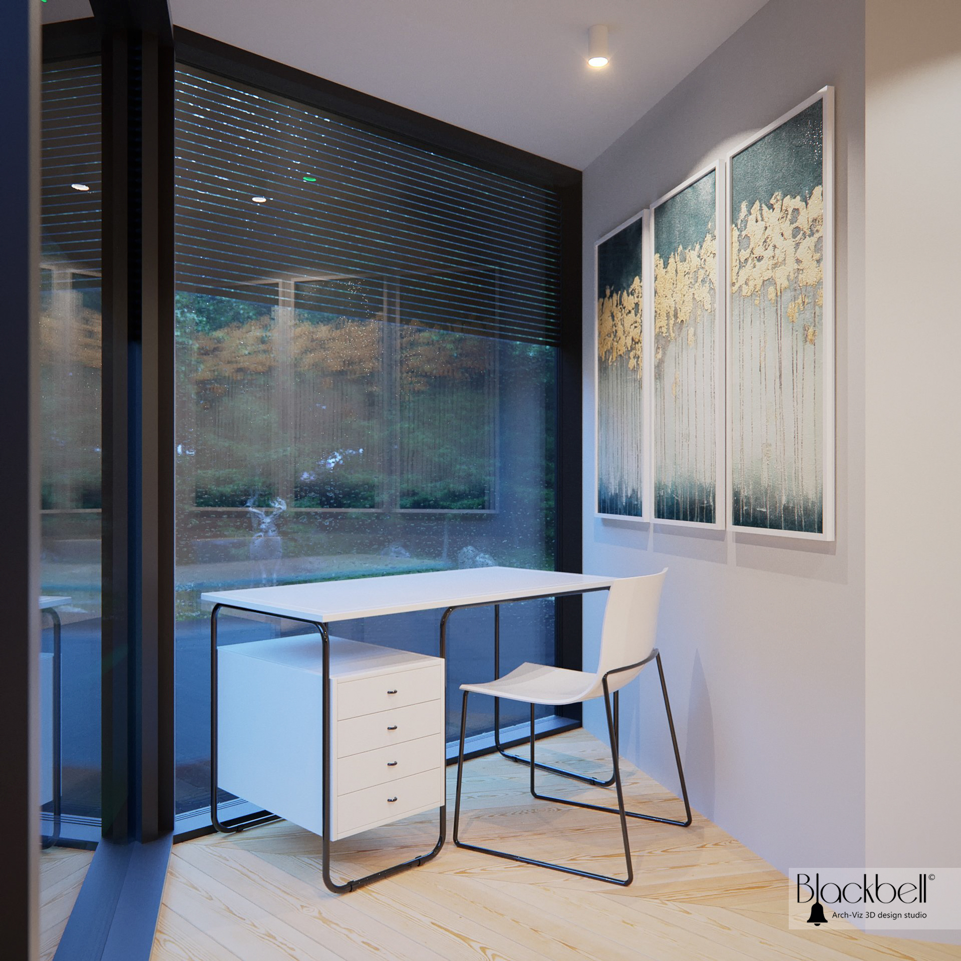 Hexagonal house project.-11