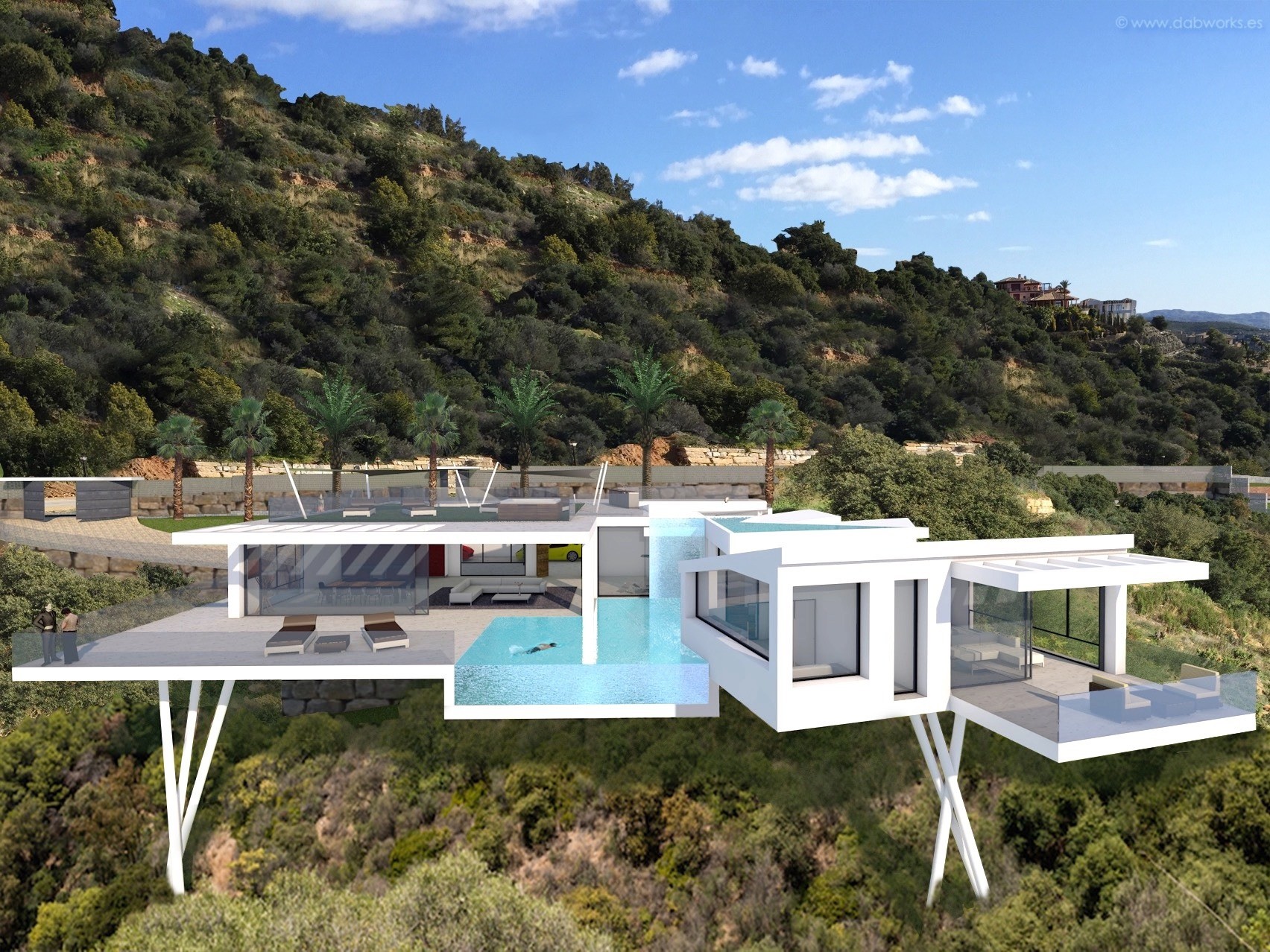 飞行的豪华别墅-0