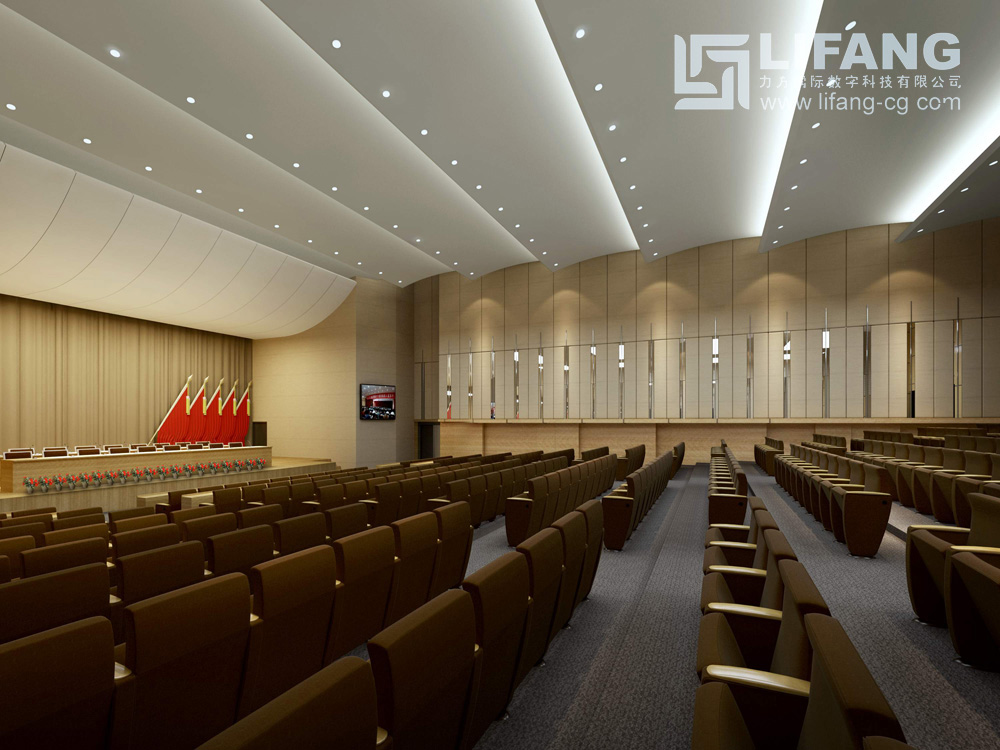 专业室内渲染公司展示办公空间设计佳作-16