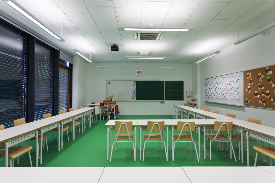 克罗地亚幼儿园与学校照明设计案例-9