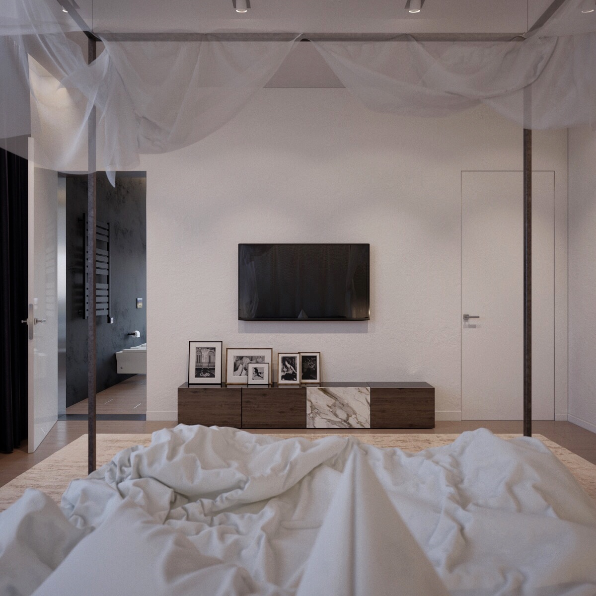 乌克兰极简私人住宅设计-2