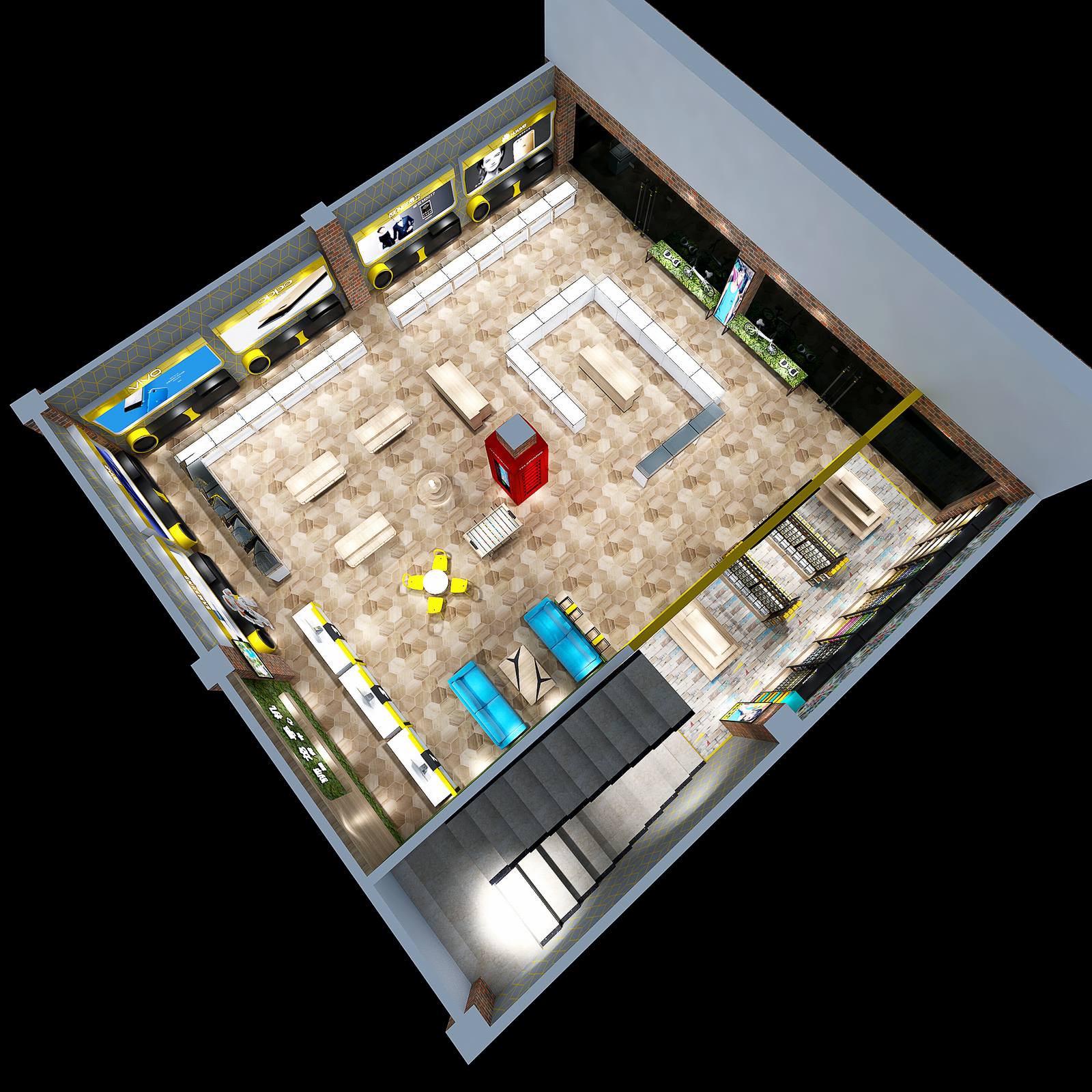 无影空间设计 · 乔威胶州狮龙世纪临街融合店-9