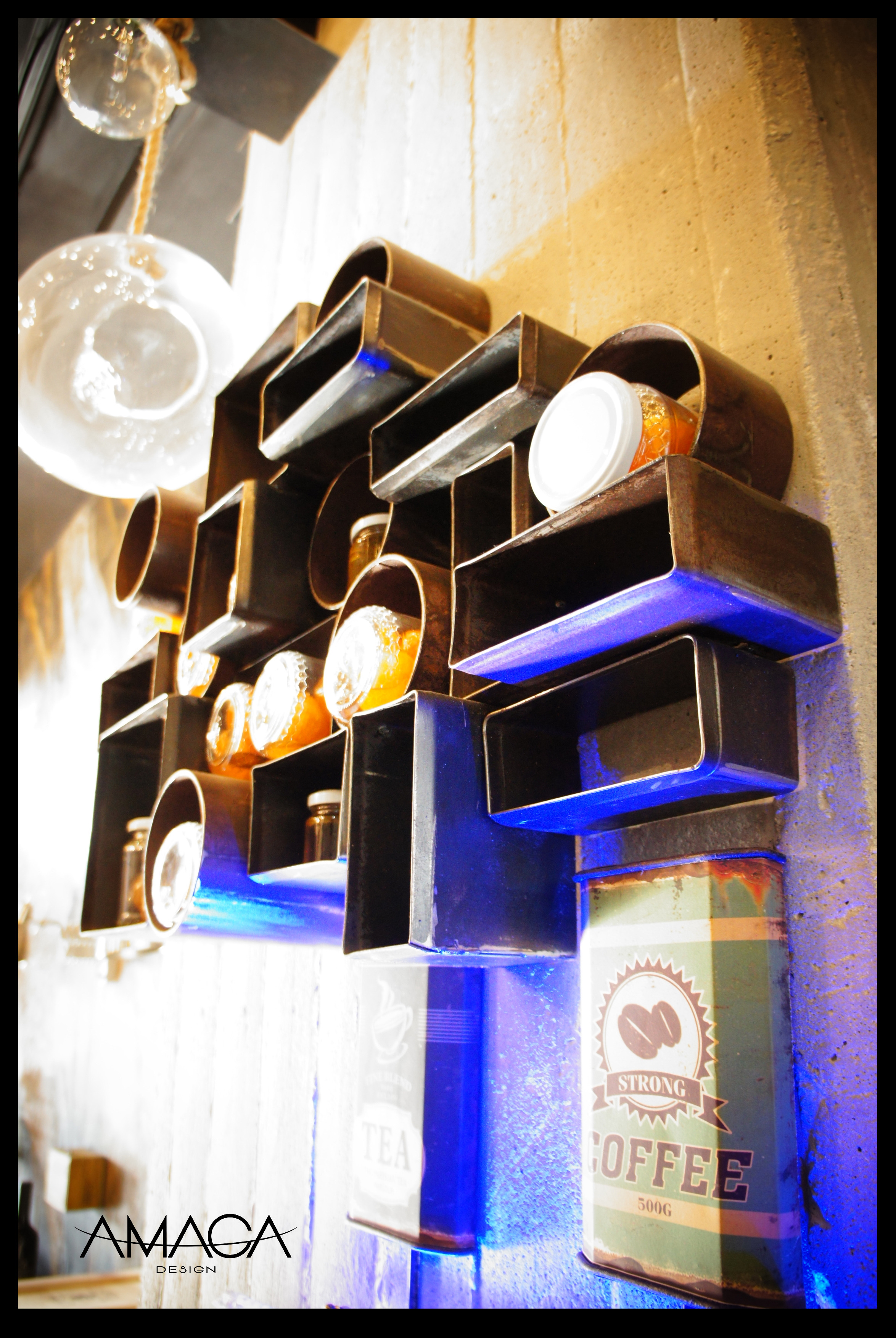 工业风 TAFFINI Gourmet 咖啡馆,细节至上,美食与设计的完美融合-13