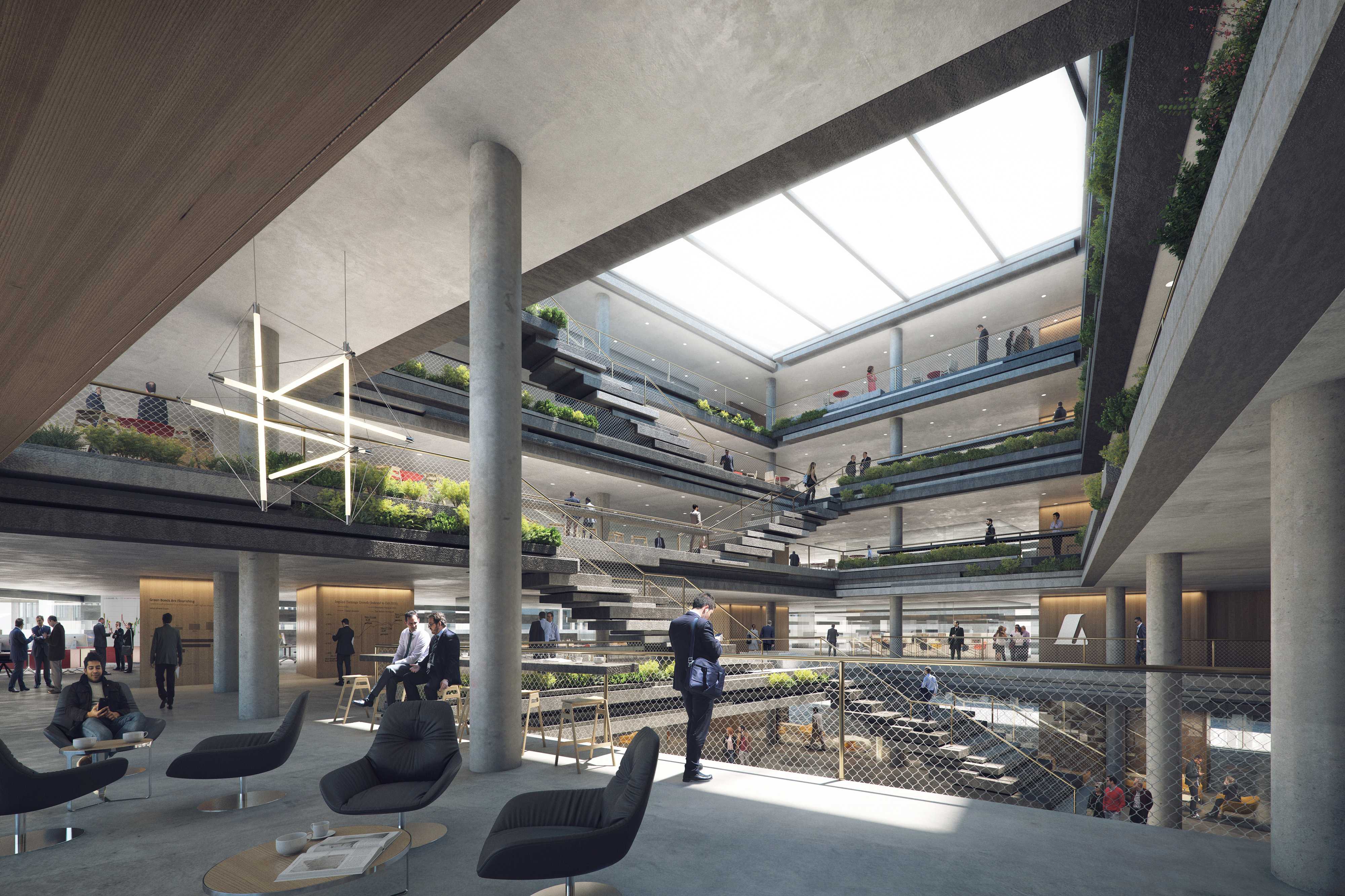 冰岛最大银行 Landsbankinn 新总部,融入城市与自然-11