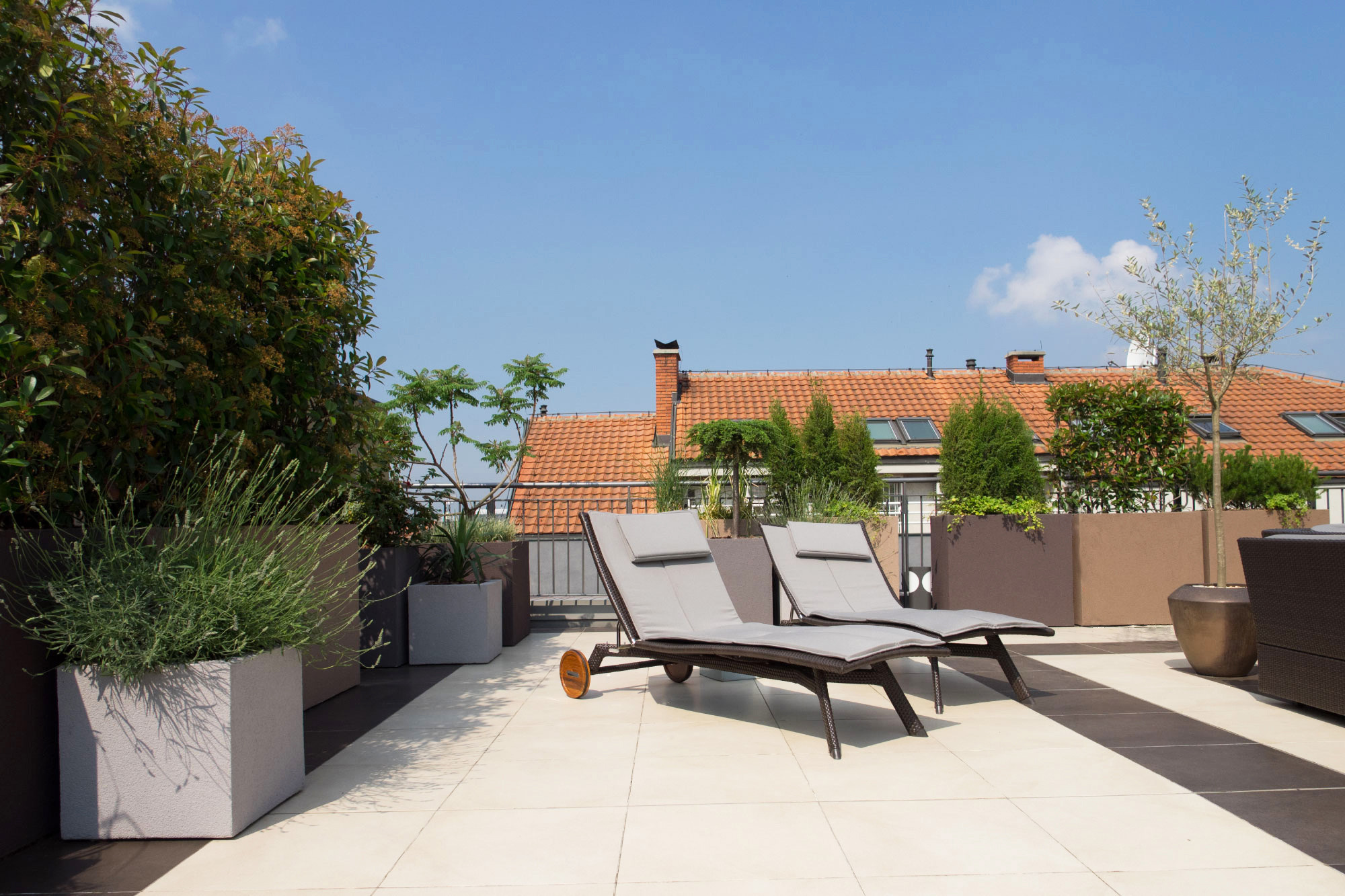 Belgrade 城市中心景观屋顶露台公寓-11