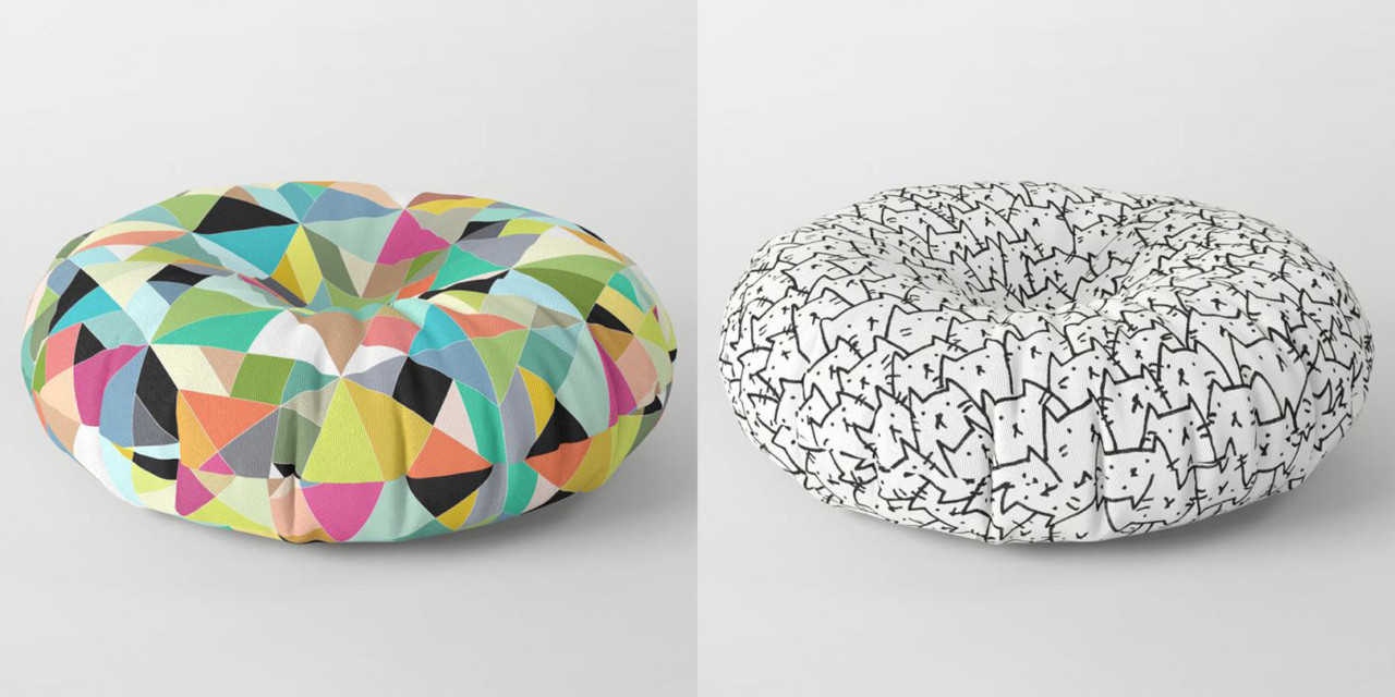 Society6 推出新款地板枕头 设计独特美观-0