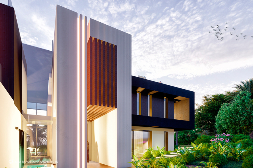 融合景观的豪华别墅设计-5