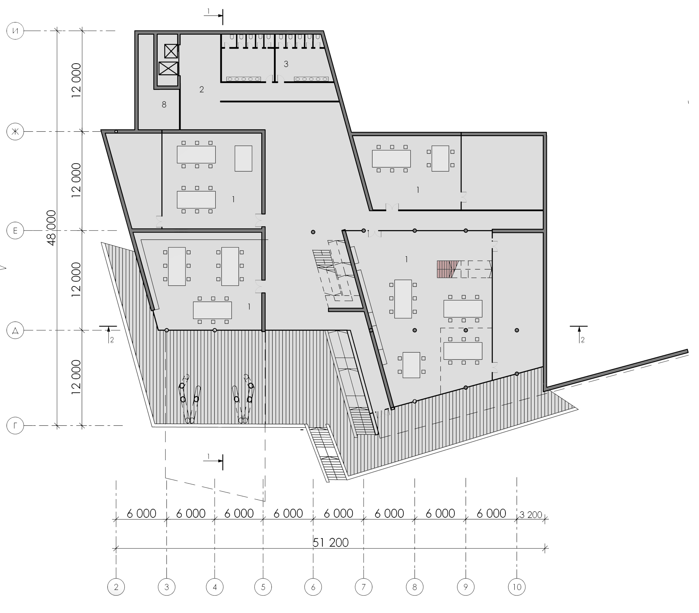 Sience geological research center-campus"RED MOUNTAINS"-14