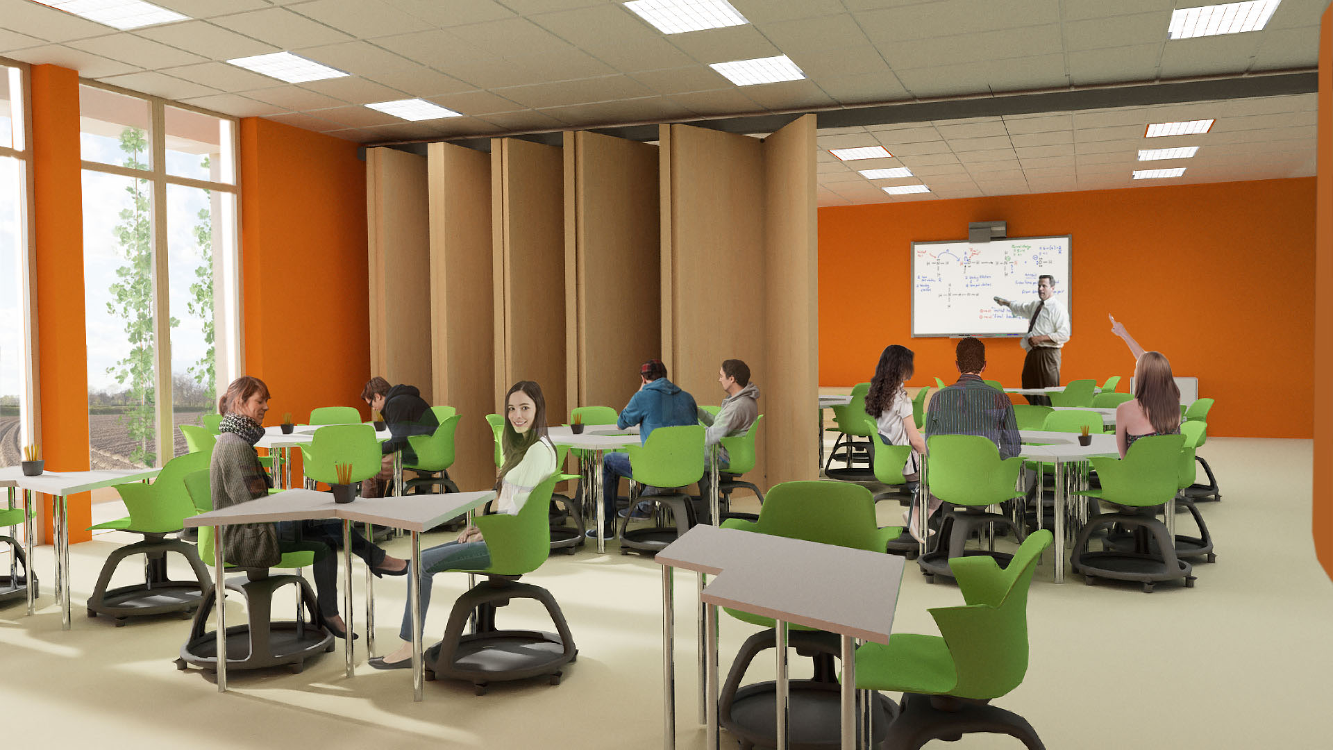 有机建筑理念下的零能耗学校设计-4