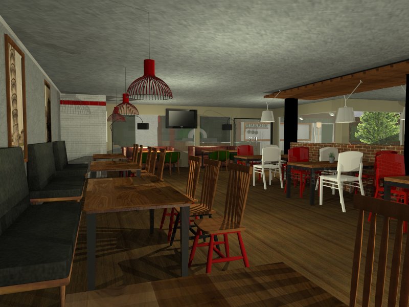 LA CARRETA PIZZERIA 餐厅设计-7