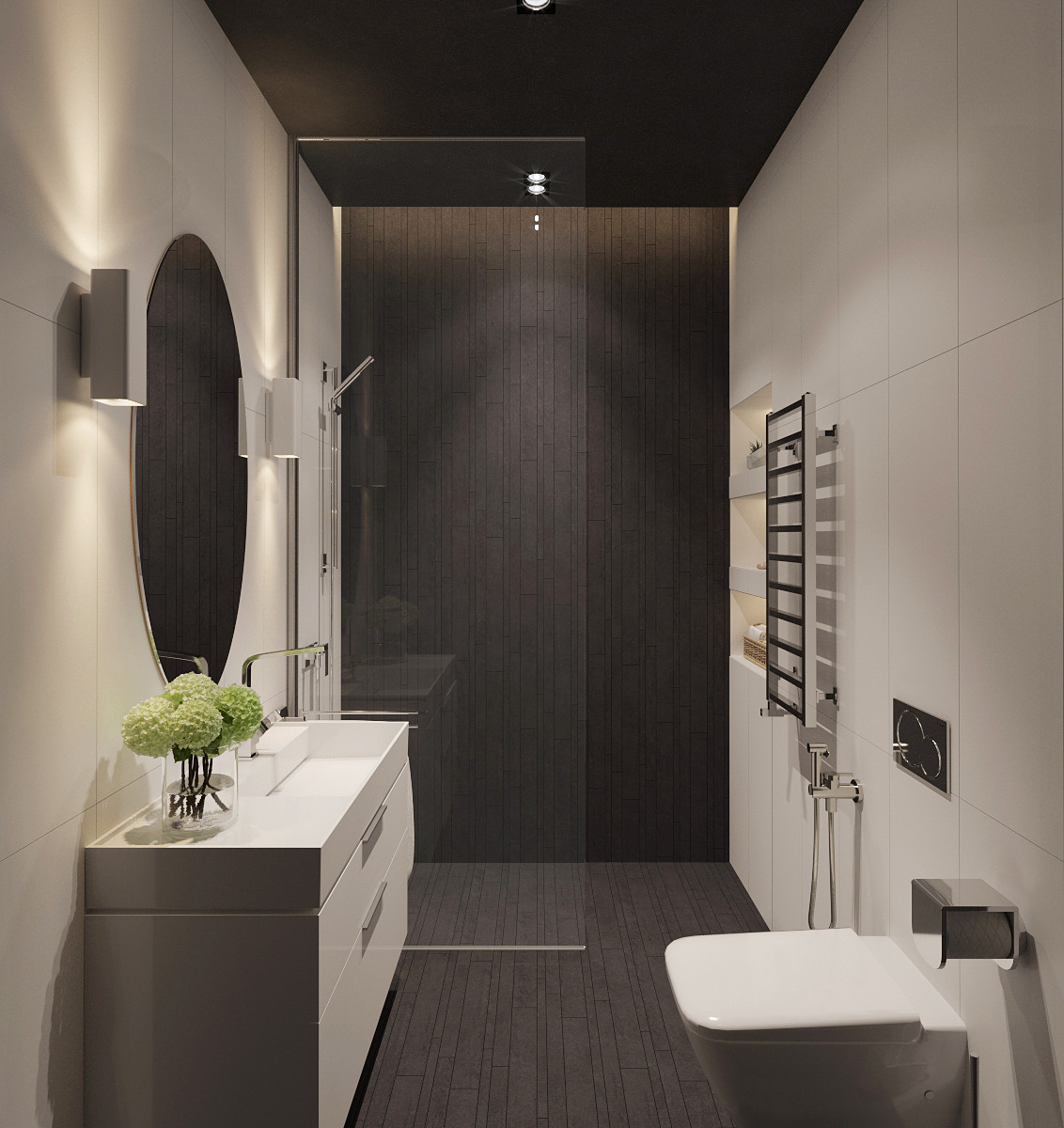 莫斯科郊区别墅时尚室内设计-30