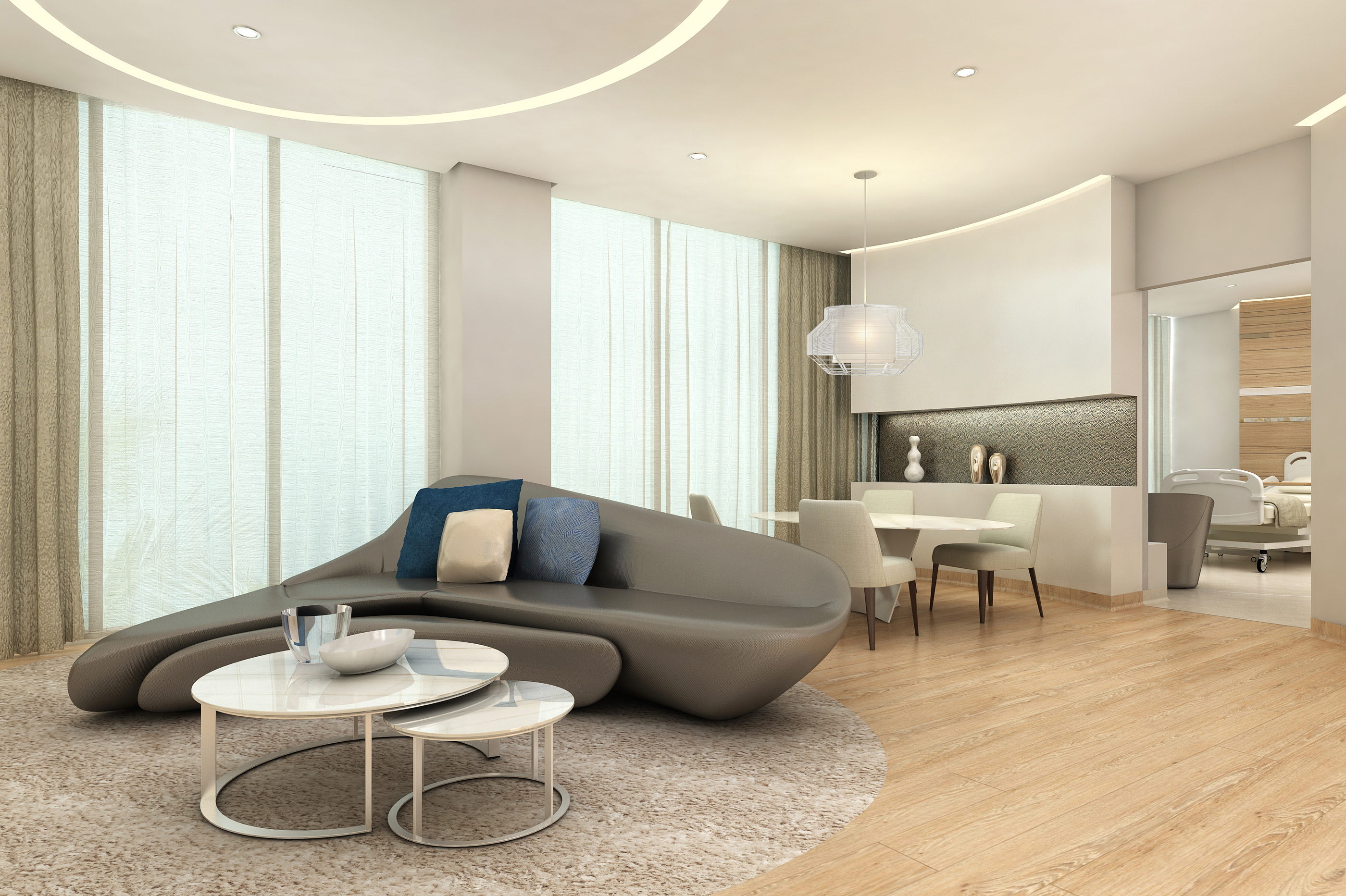 Emirates Hospital • Patient Room & Consultation Room-0