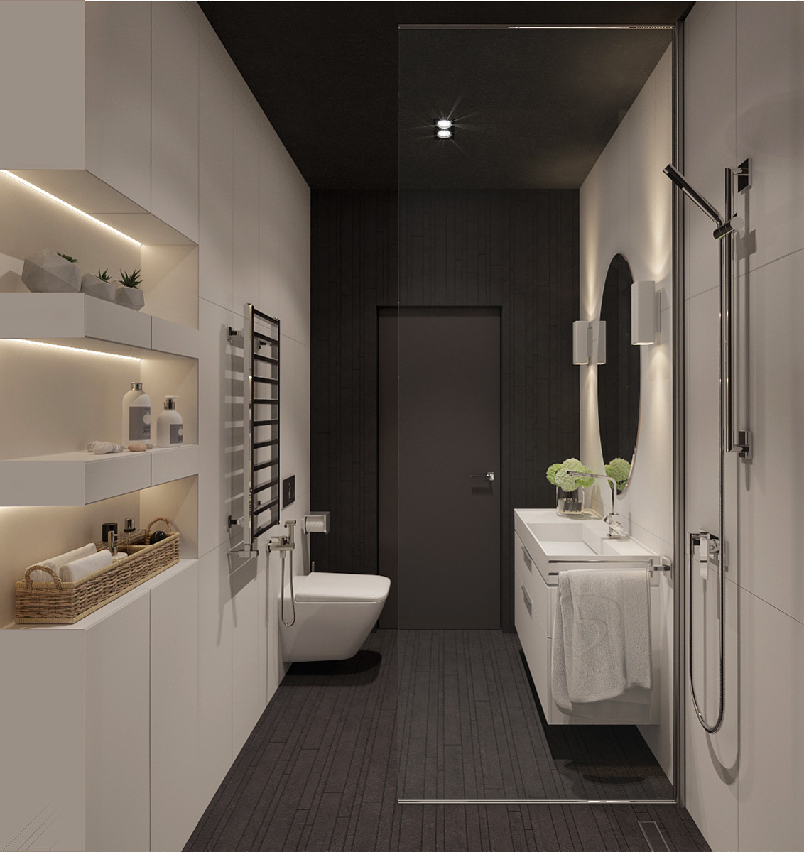 莫斯科郊区别墅时尚室内设计-32