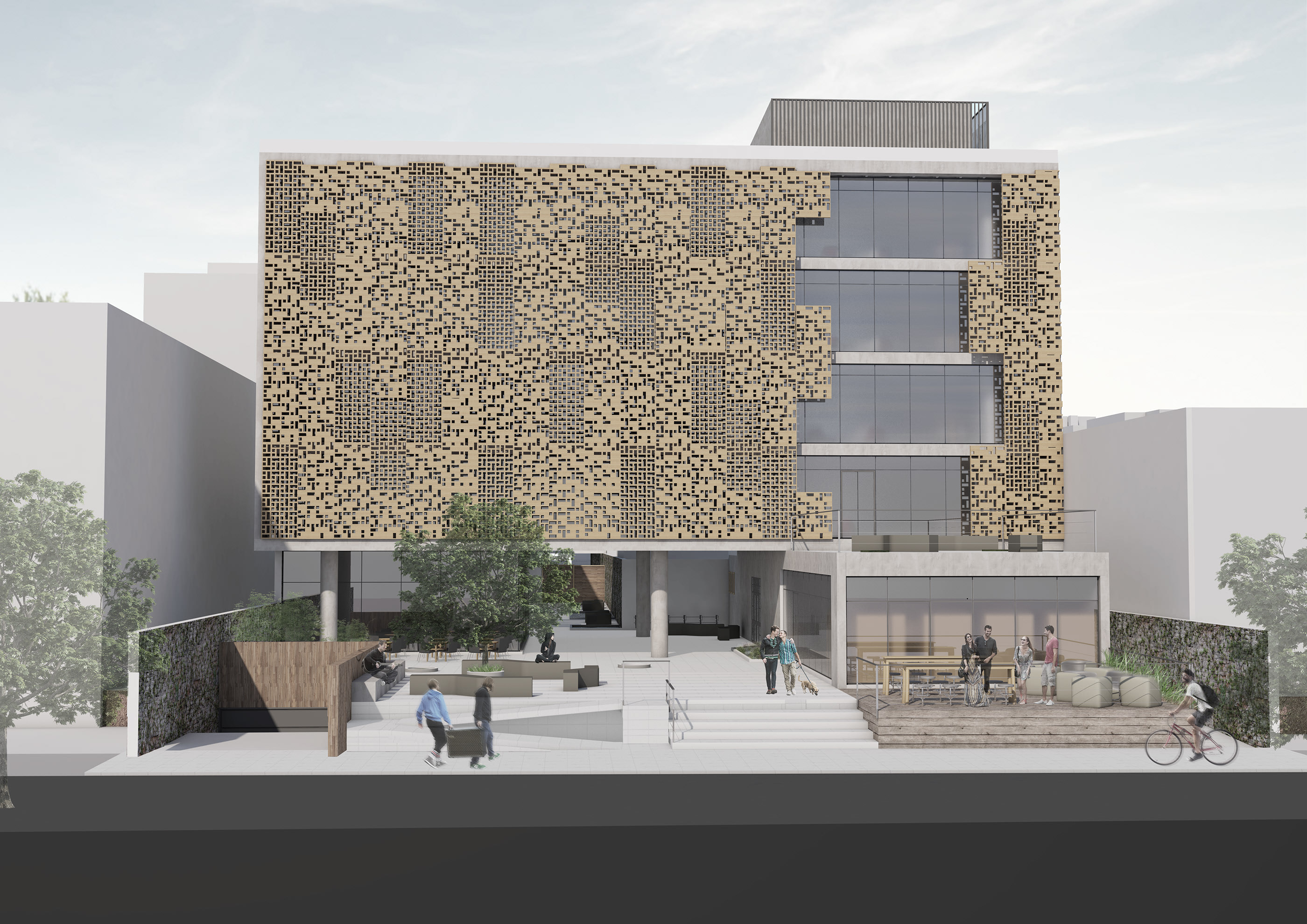 共享居住的圣塔纳社区多用途住宅设计-3