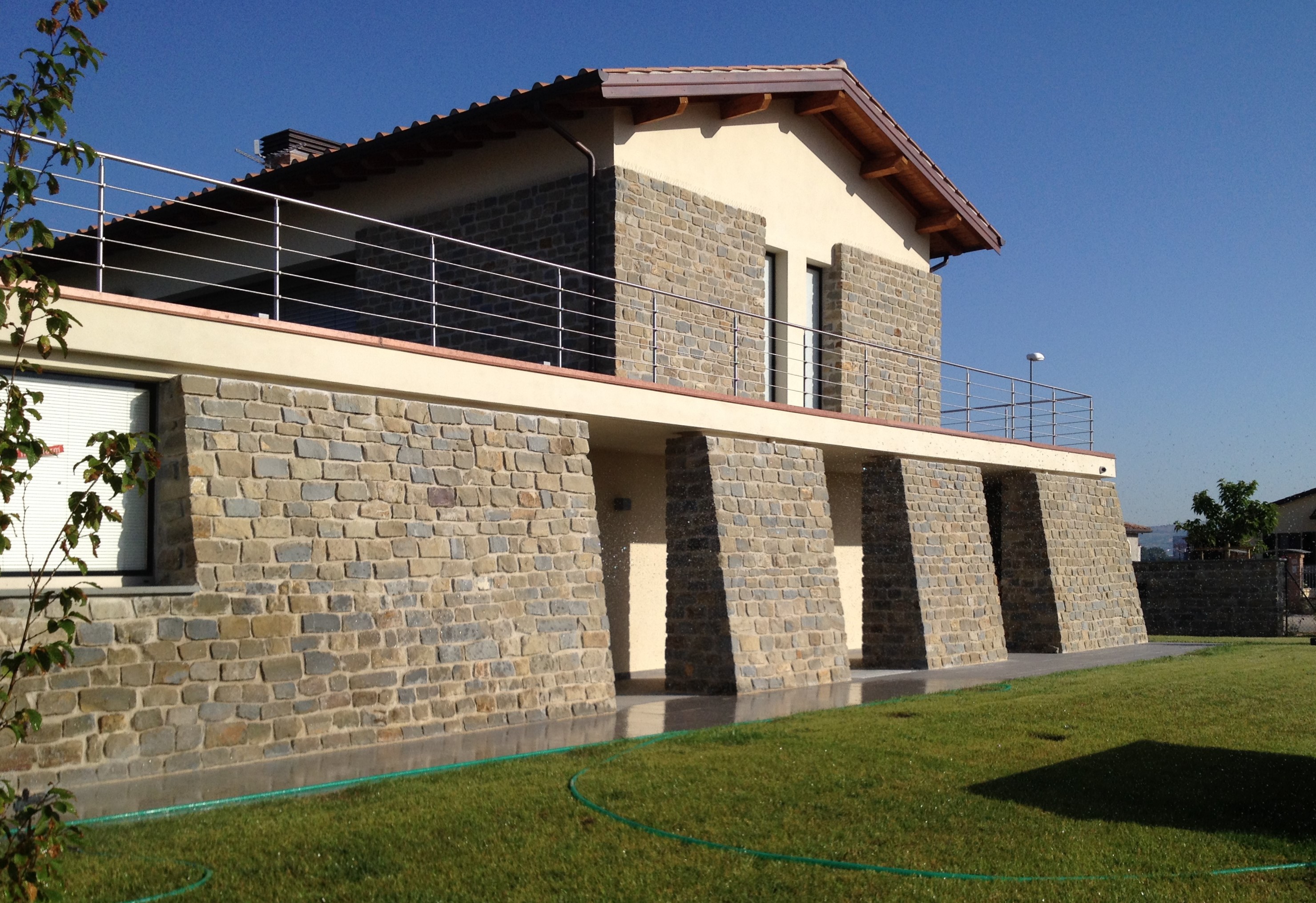 乡村风格别墅，室内外一体化设计-37