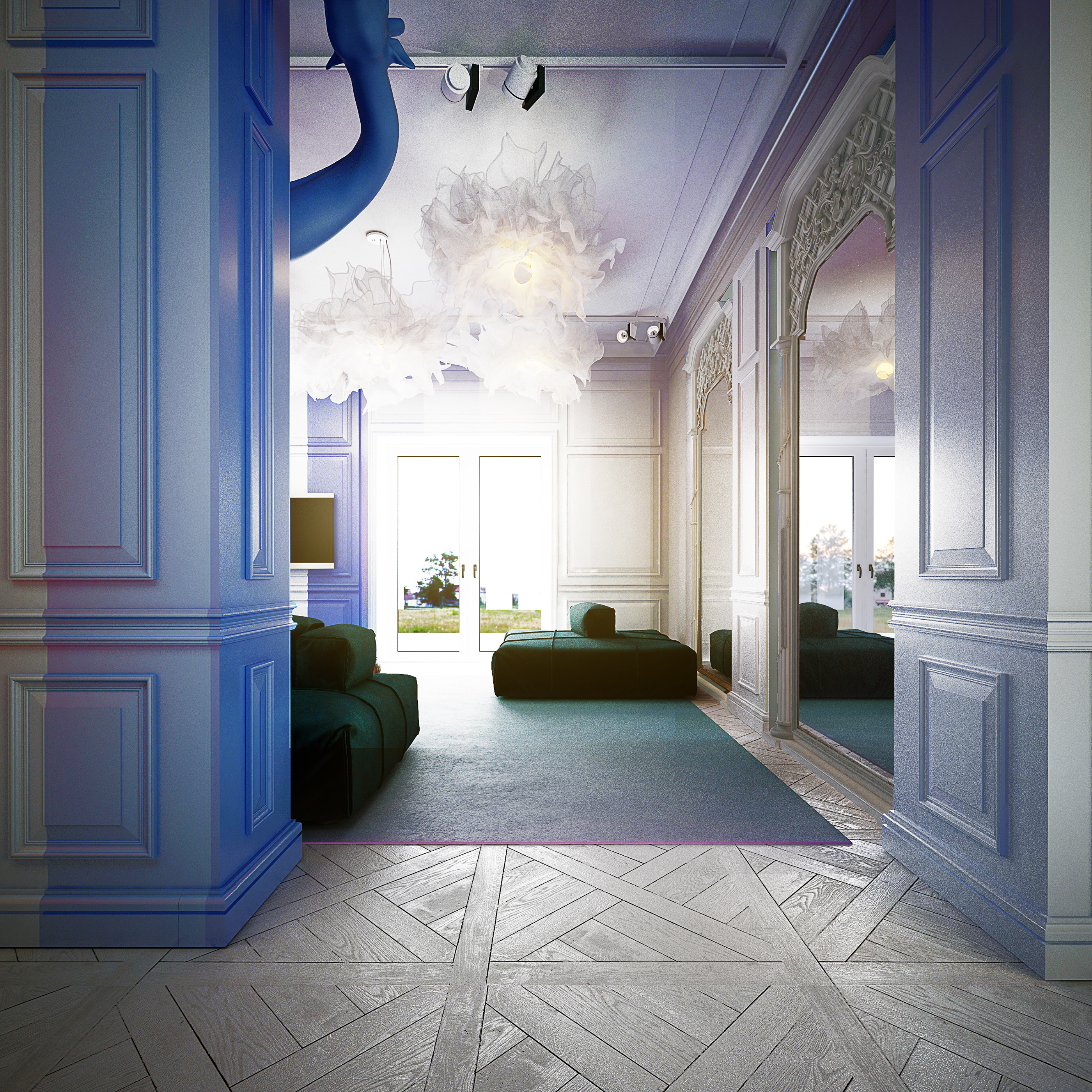 乌克兰基辅 600 平米私人住宅室内设计-16