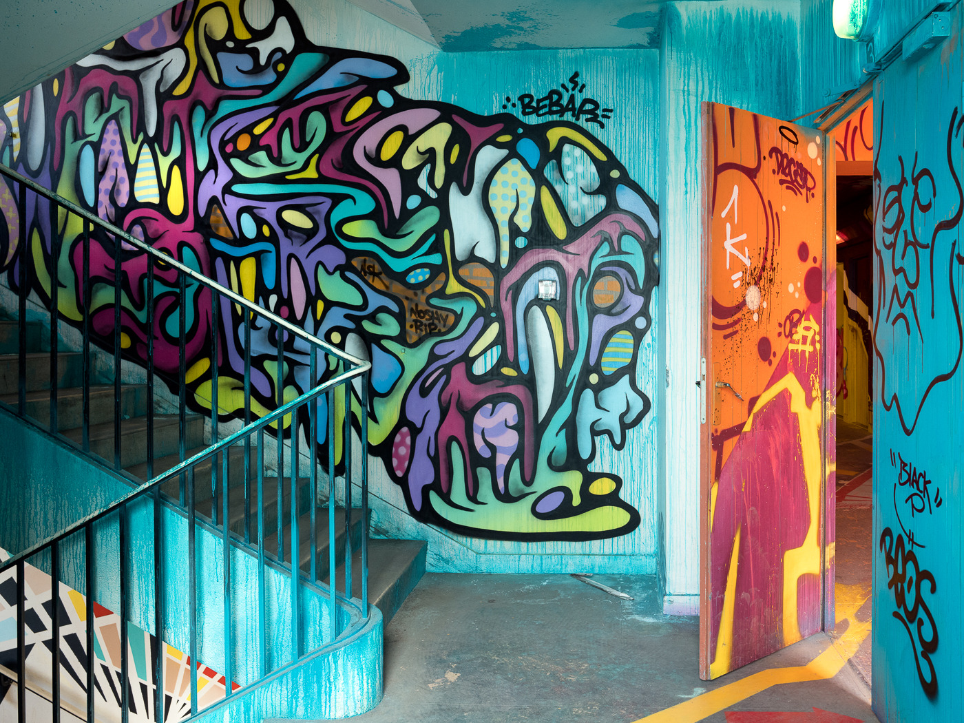 巴黎国际大学城的艺术涂鸦盛宴—— Rehab2 展览-3