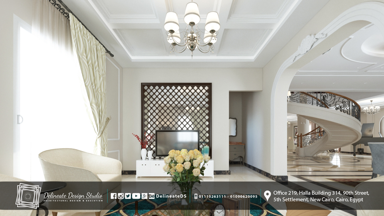 新开罗别墅 | 现代宜居的室内外设计-9