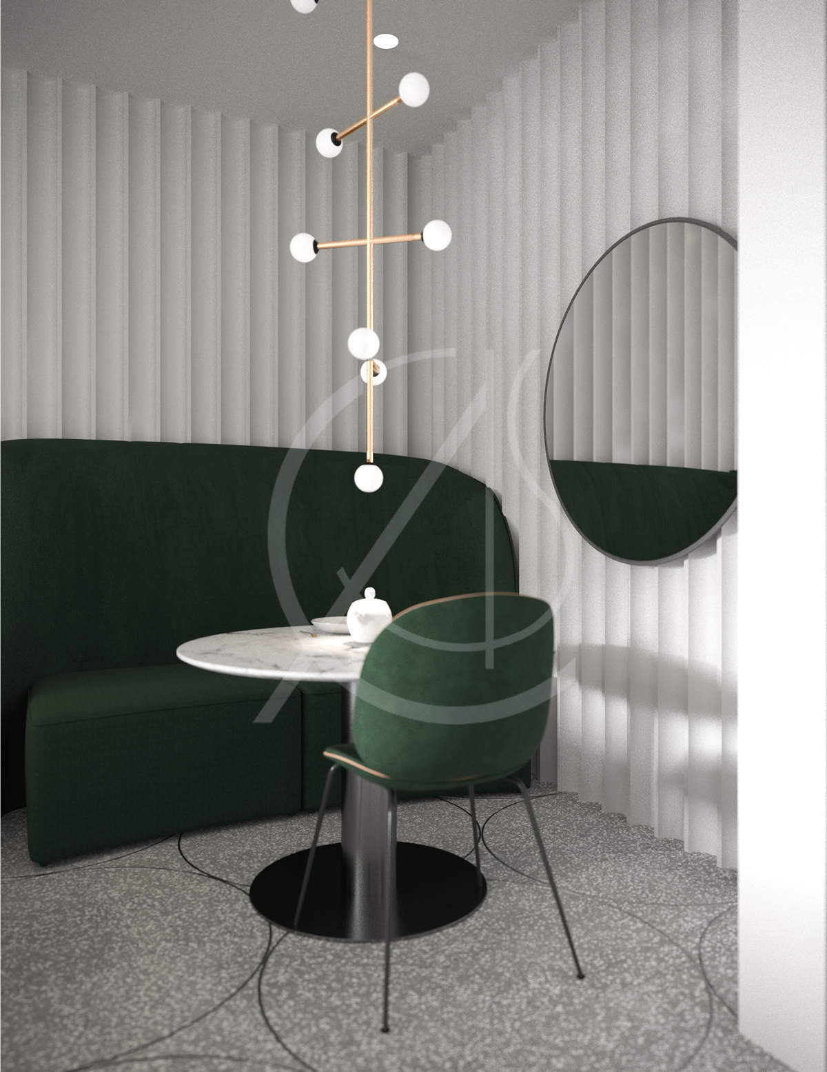 天鹅休闲咖啡馆设计-5