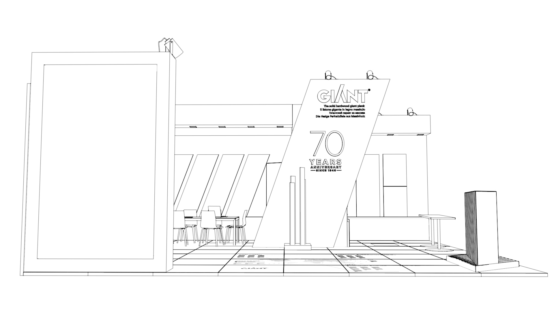 Stand Giant®在 2016 年 Domotex 展会的 60 平米展览空间设计-8