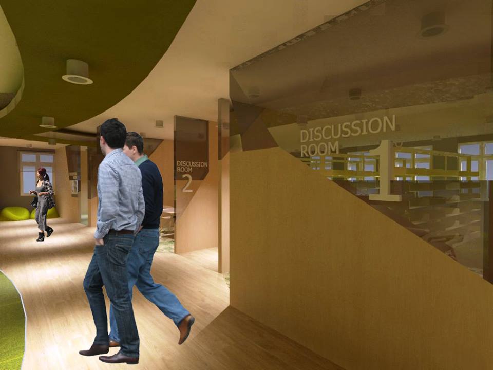 生命协同的 Kwanghwa 高中学图书馆设计-14