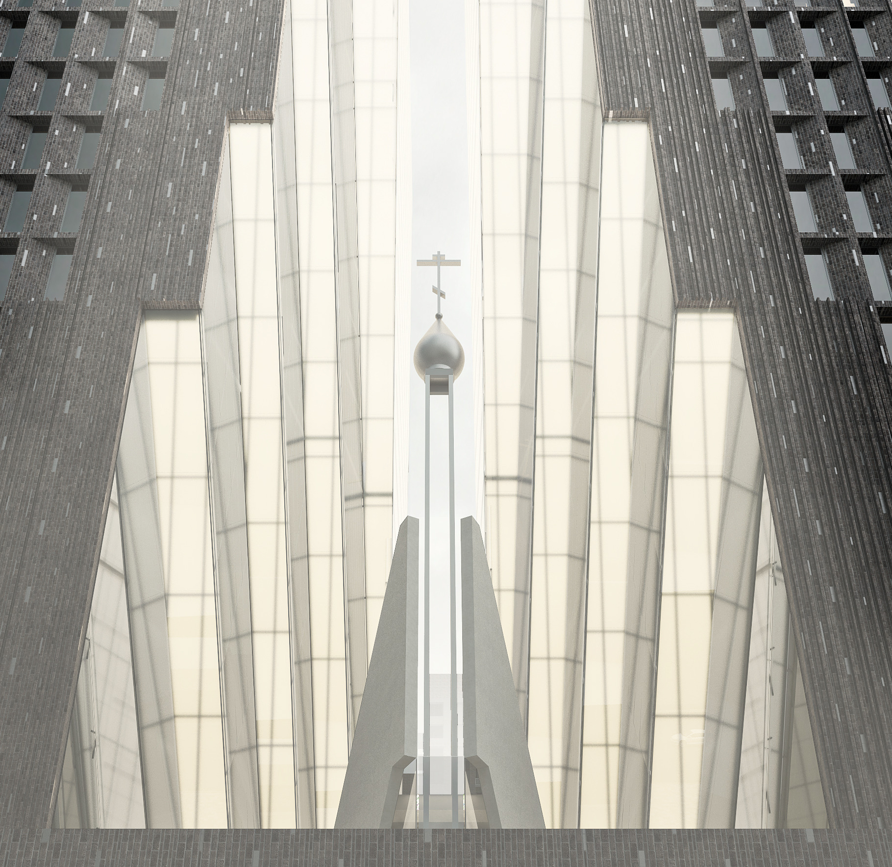 教堂与办公中心的创意结合-3