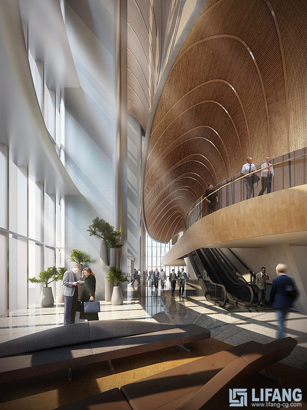 专业室内渲染公司展示办公空间设计佳作-14