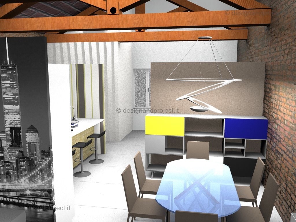 历史中心区 Mansarda 公寓室内设计方案-11