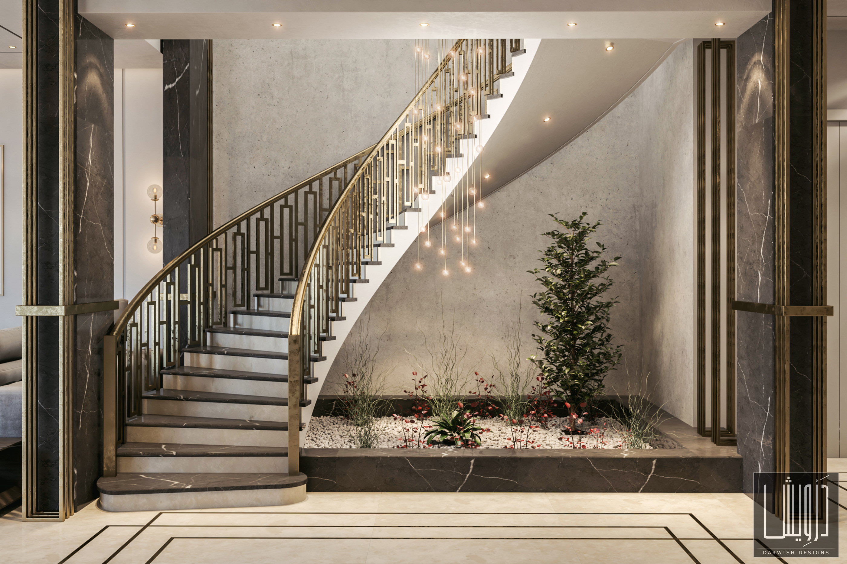 沙特阿拉伯豪华别墅设计-11