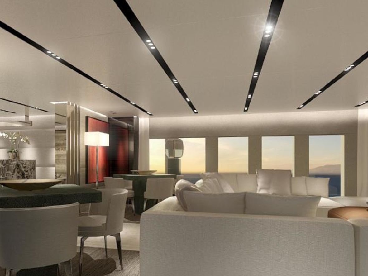 船舶室内设计团队打造 50 米豪华游艇内饰-47