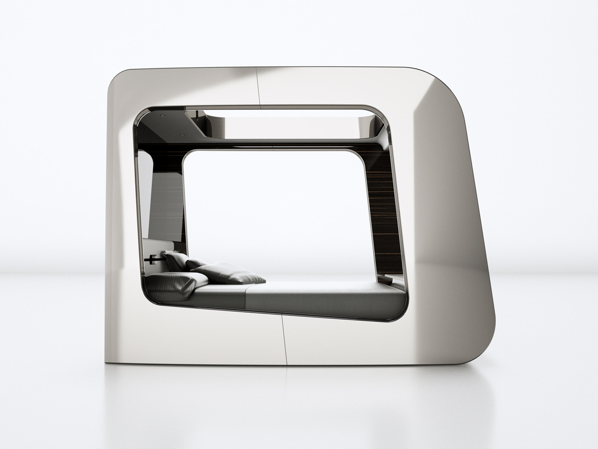 迪拜私人住宅中的高科技睡眠舱——HiCan-8