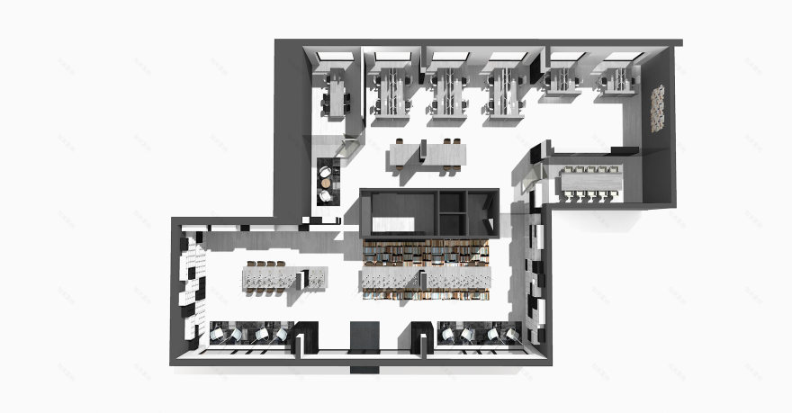 灵活空间书店 | 融入市场的创新设计-2
