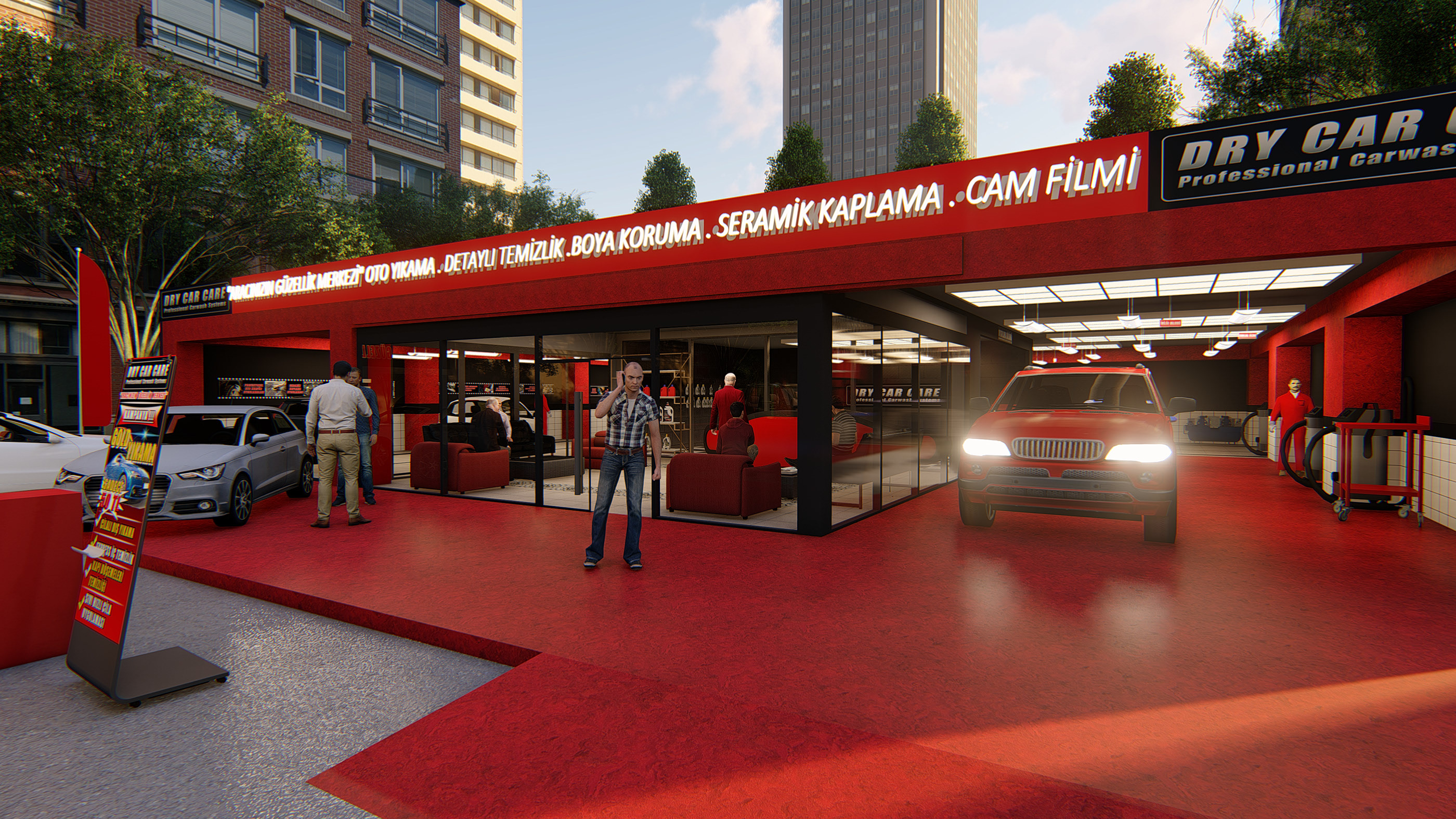 三维立体规划渲染-13