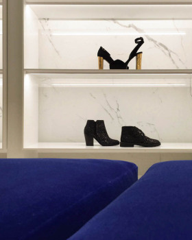 Giuseppe Zanotti 莫斯科旗舰店，时尚与艺术的融合