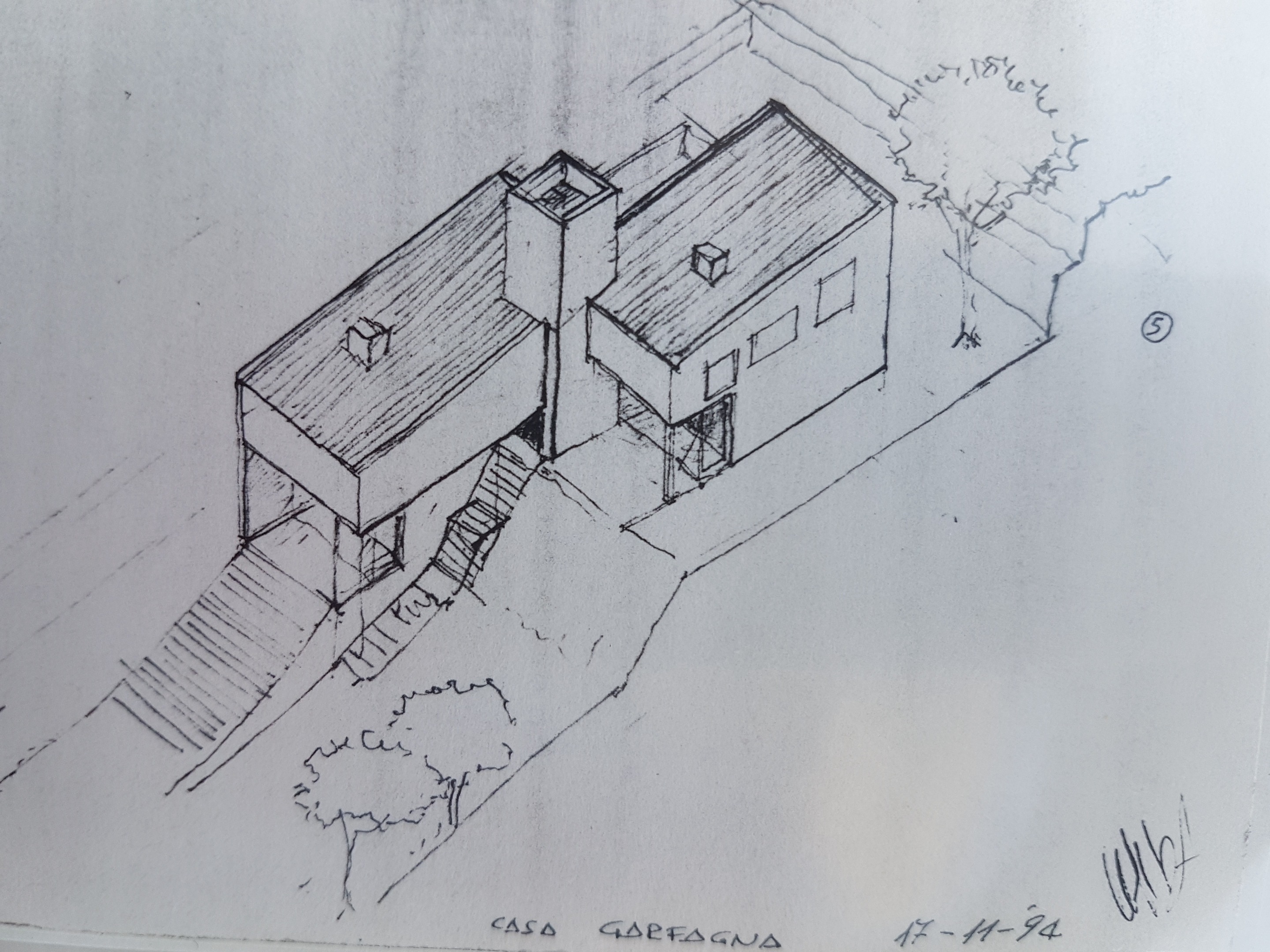 意大利橄榄树丛中的双层别墅设计-21