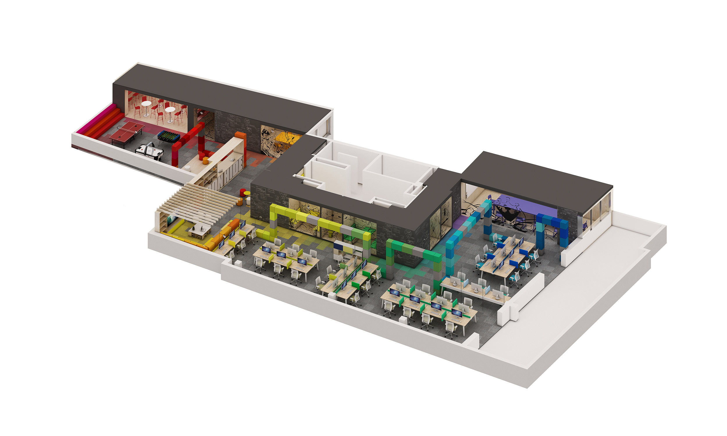 铁皮游戏总部办公空间设计-50