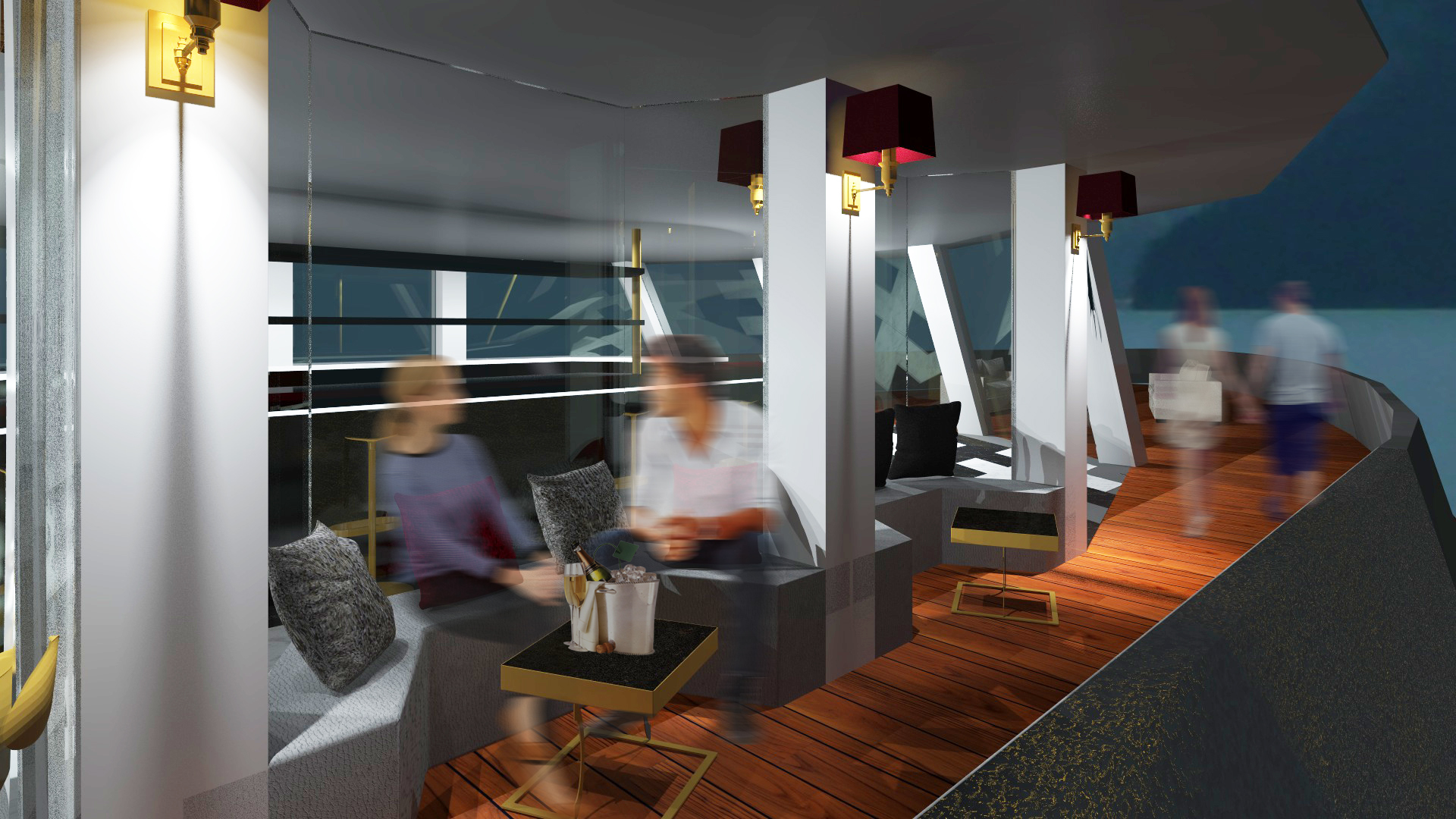 "Le Lausanne"豪华游艇酒店改造设计-23