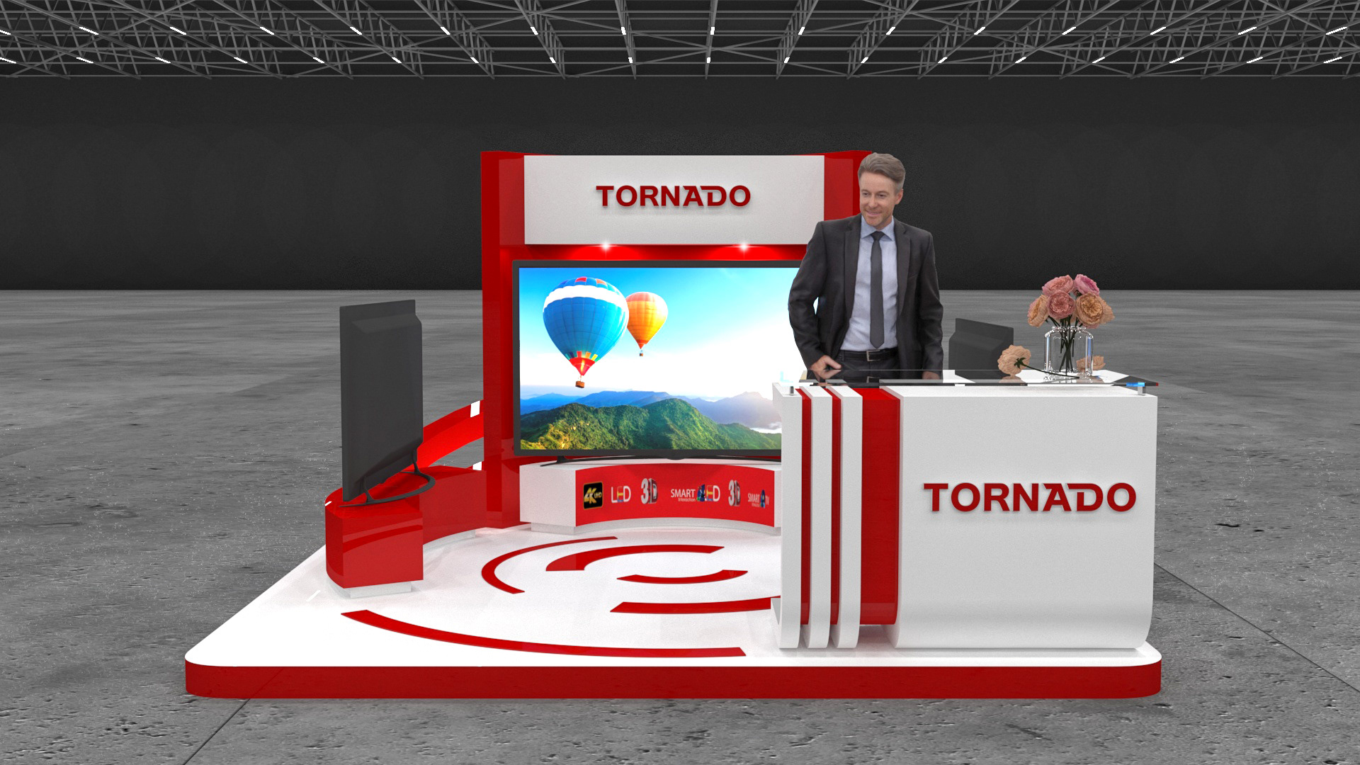 Tornado Booth Design at Carrefour-1