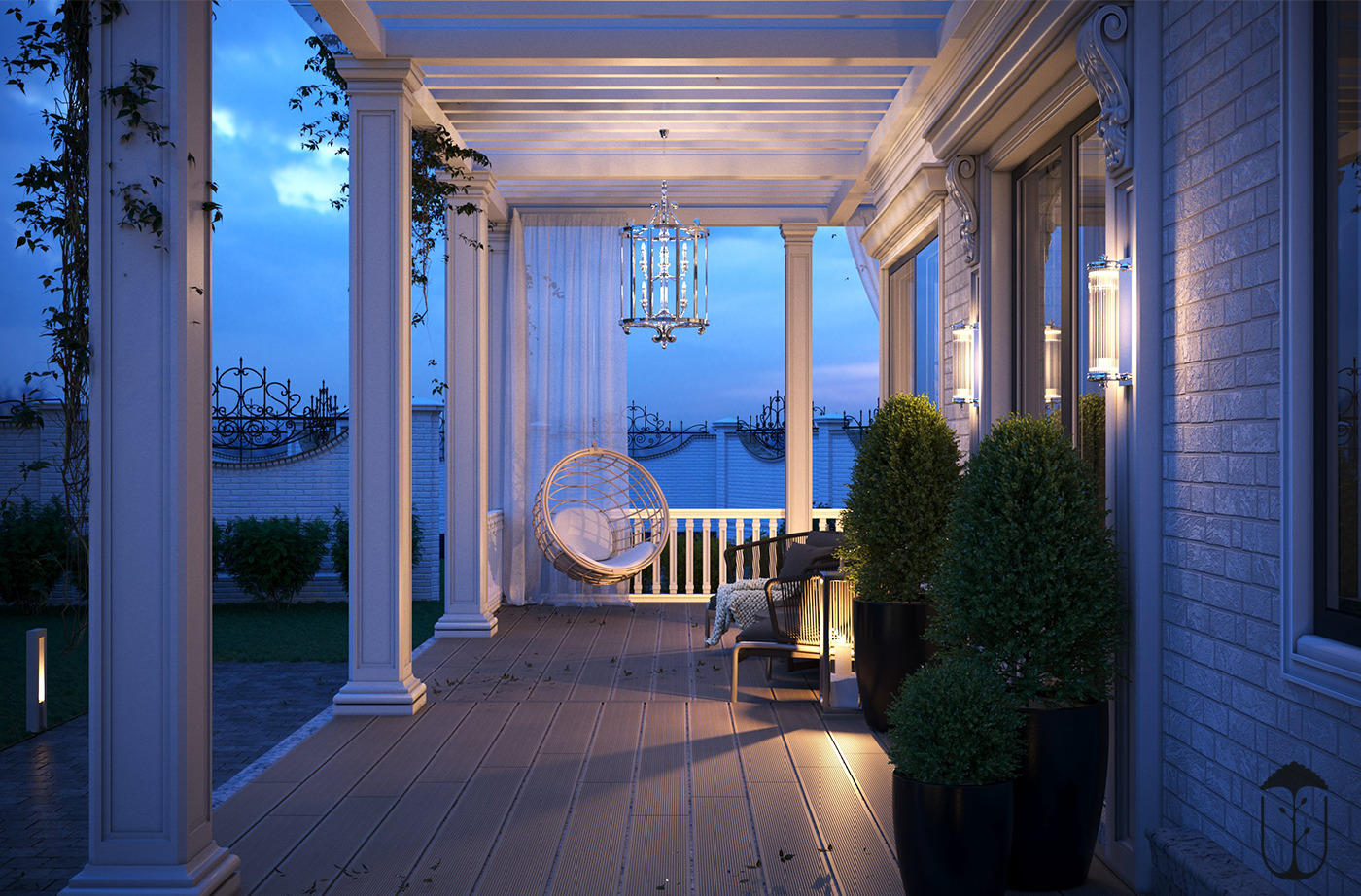 乡村别墅的现代简约之美-14