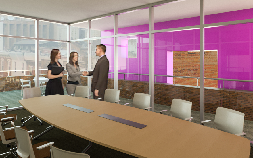 缤纷多元的南费城移民社区健康中心设计-31