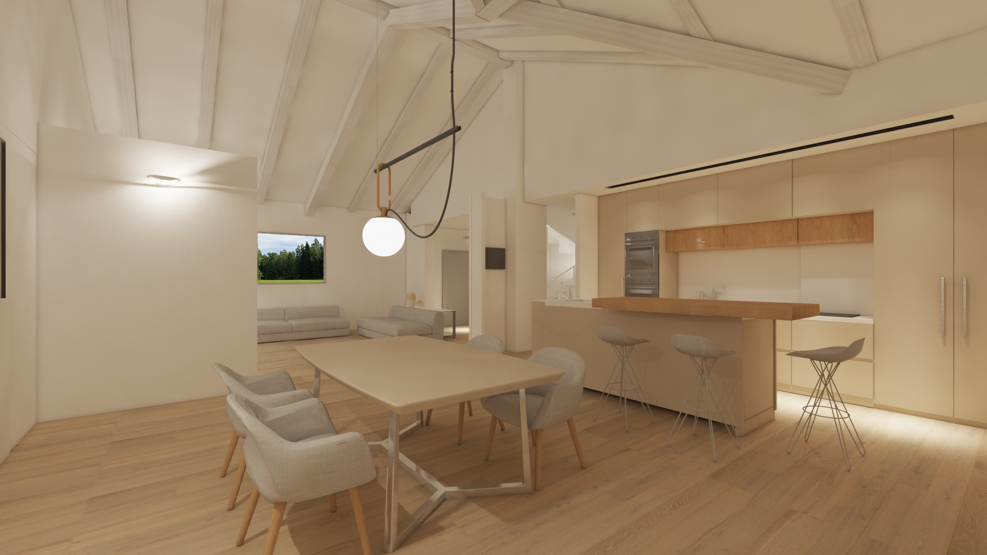 湖景别墅,意式自然风情-9