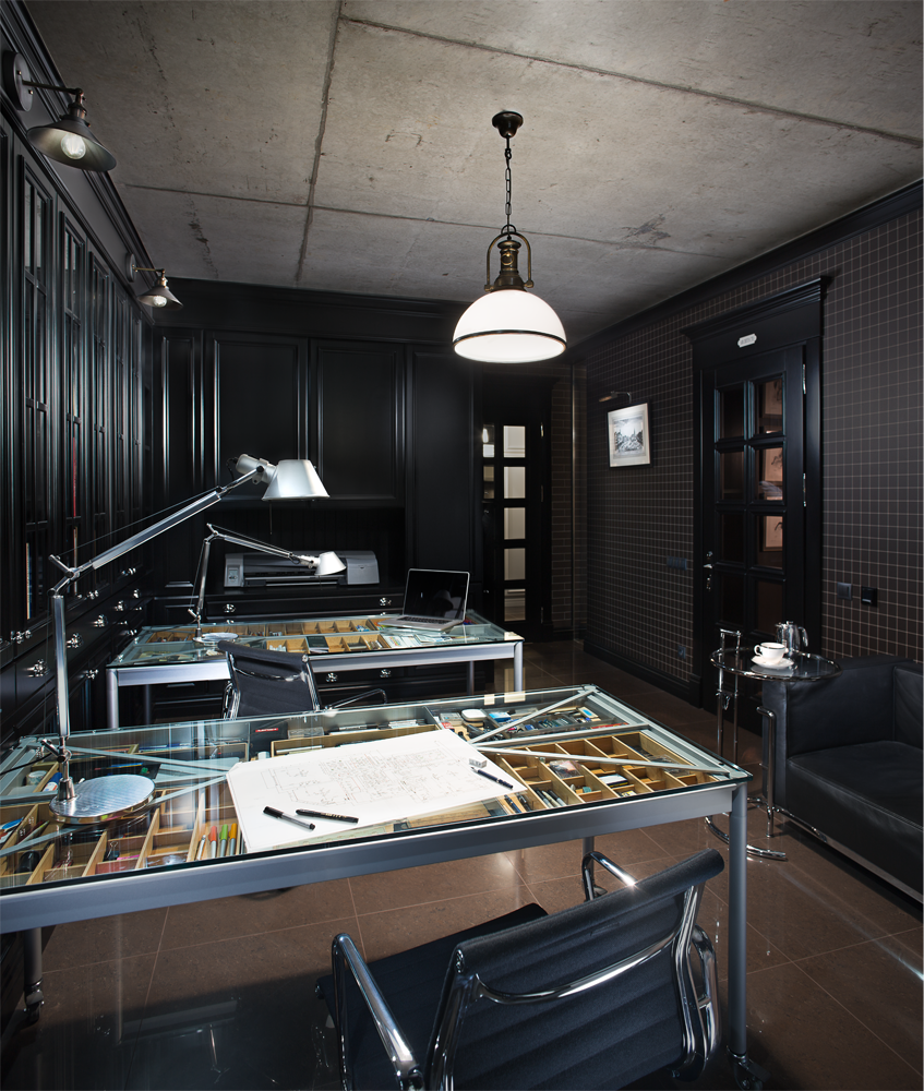 基辅魅力公寓变身 60 年代伦敦风办公室-39