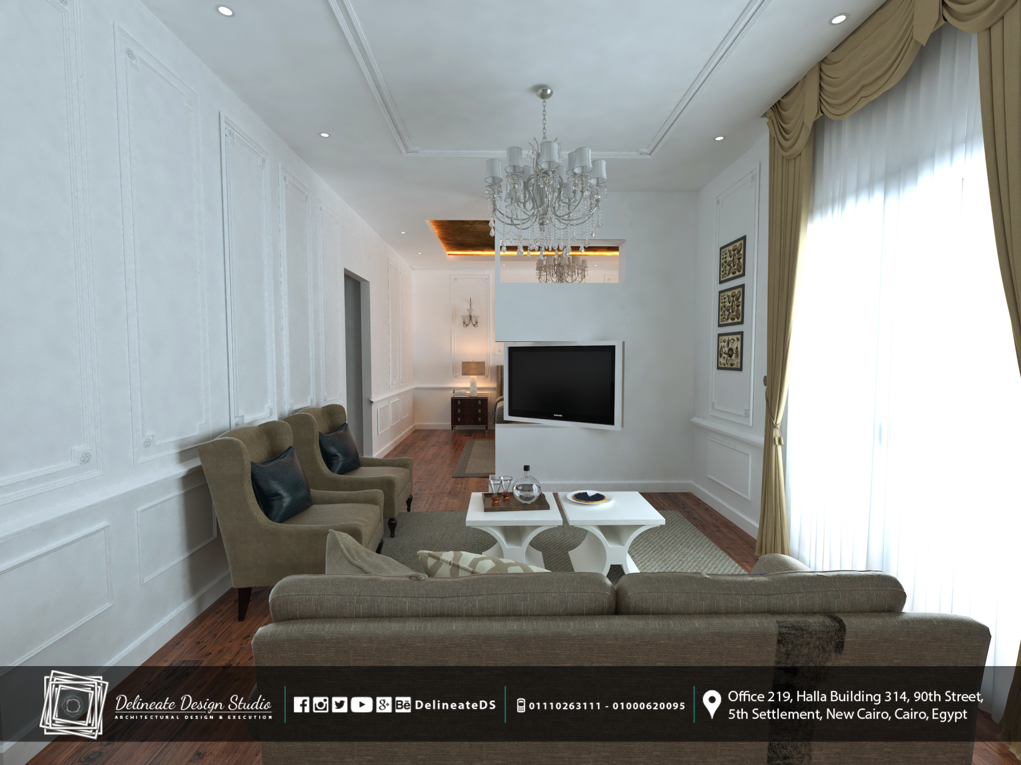 新开罗别墅 | 现代宜居的室内外设计-37