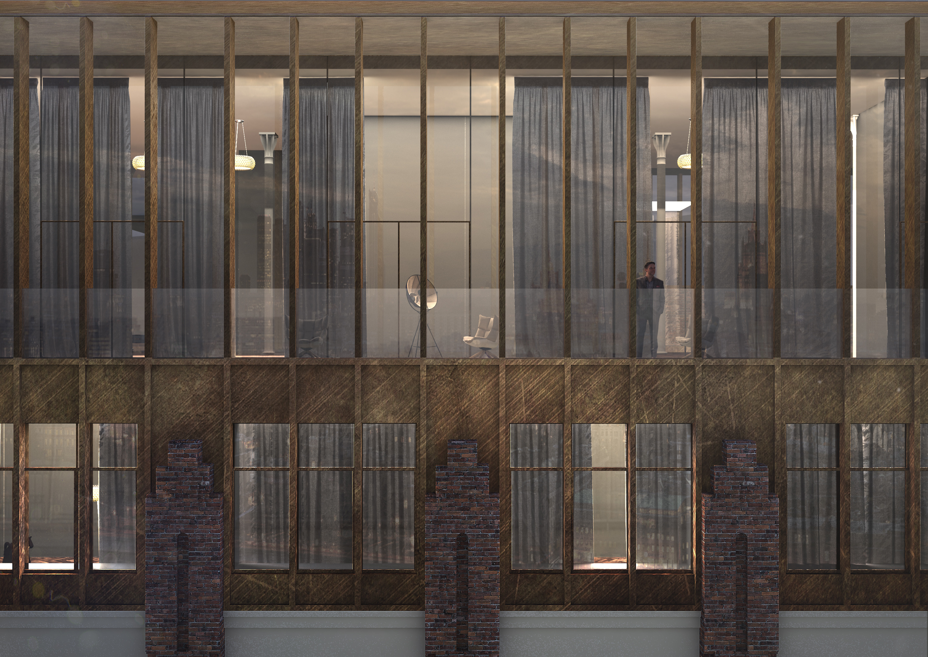 历史韵味与现代融合的公寓设计-16